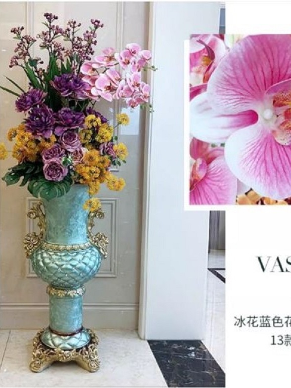 CT212E054 DECHOME Flower ornaments แจกันดอกไม้ตั้งพื้น ตกแต่งบ้าน ตกแต่งโรงแรม