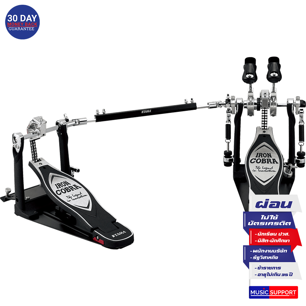 กระเดื่องกลอง TAMA Iron Cobra 900 Twin Pedal Power Glide HP900PWN