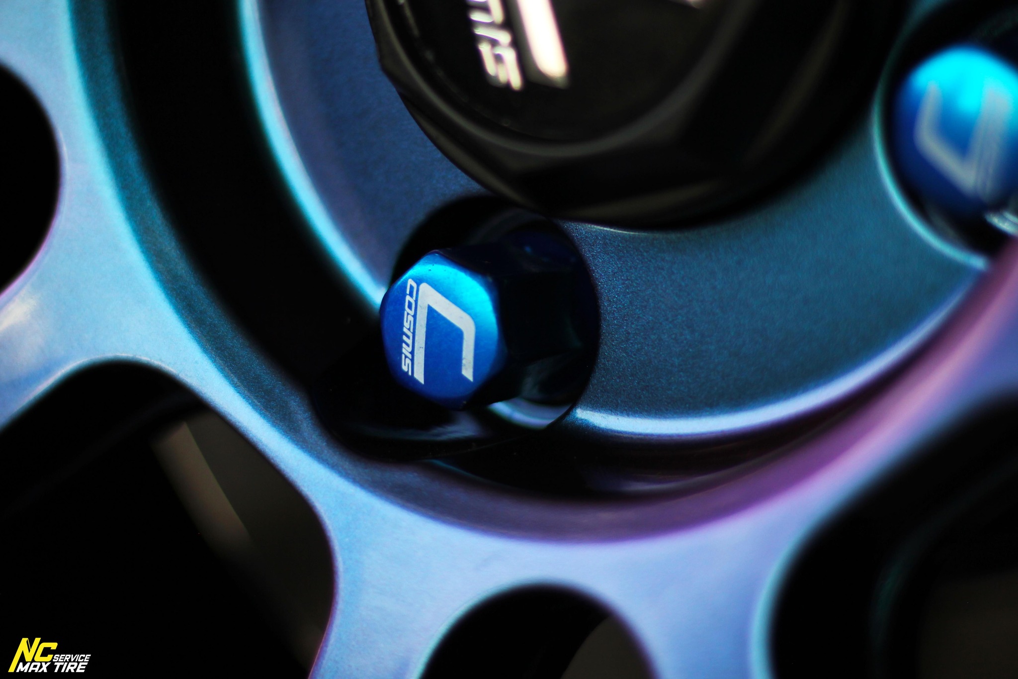 Honda Jazz / ล้อแม็กขอบ15 / Cosmis / RWS-10 / 15x7.0 4H100 ET35 / ล้อแม็กสีน้ำเงินเฉดพาวเวอร์+ขอบดำ+เพลท / Custom Color / ล้อแม็กสวยๆ / NC