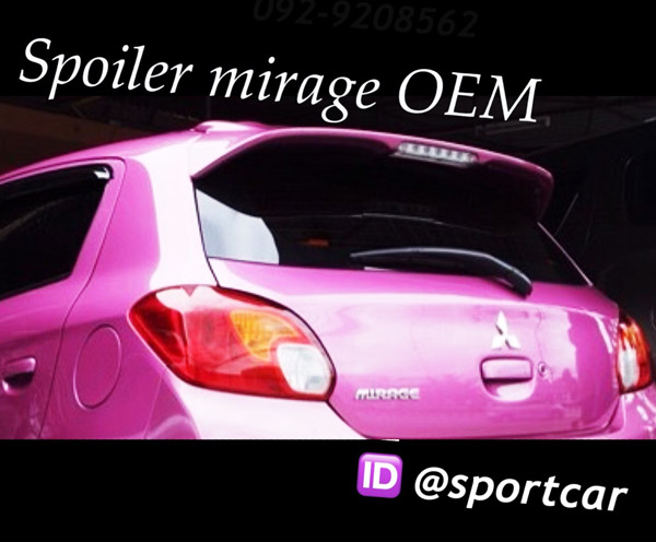 สปอยเลอร์ Mirage 2019 2018 2017 2016 - มิตซูบิชิ mirage แต่งสวย สเกิร์ตรอบคัน Mirage สปอยเลอร์ Mirage อุปกรณ์ตกแต่ง Mirage ราคาเบาๆ ราคาโรงงาน