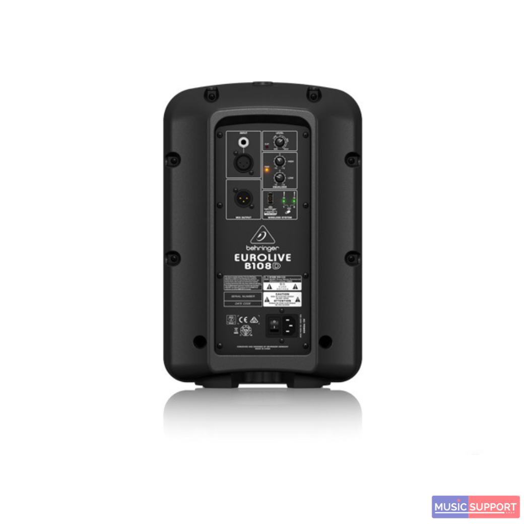 BEHRINGER B108D ตู้ลำโพง 8 นิ้ว 2 ทาง 300 วัตต์ มีแอมป์ในตัว คลาส D