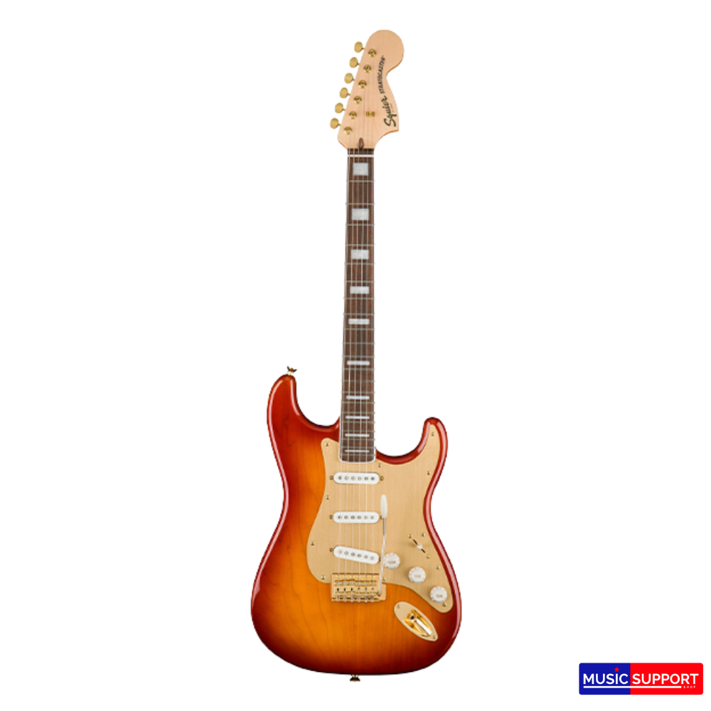 กีตาร์ไฟฟ้า Squier 40th Anniversary Stratocaster Gold Edition