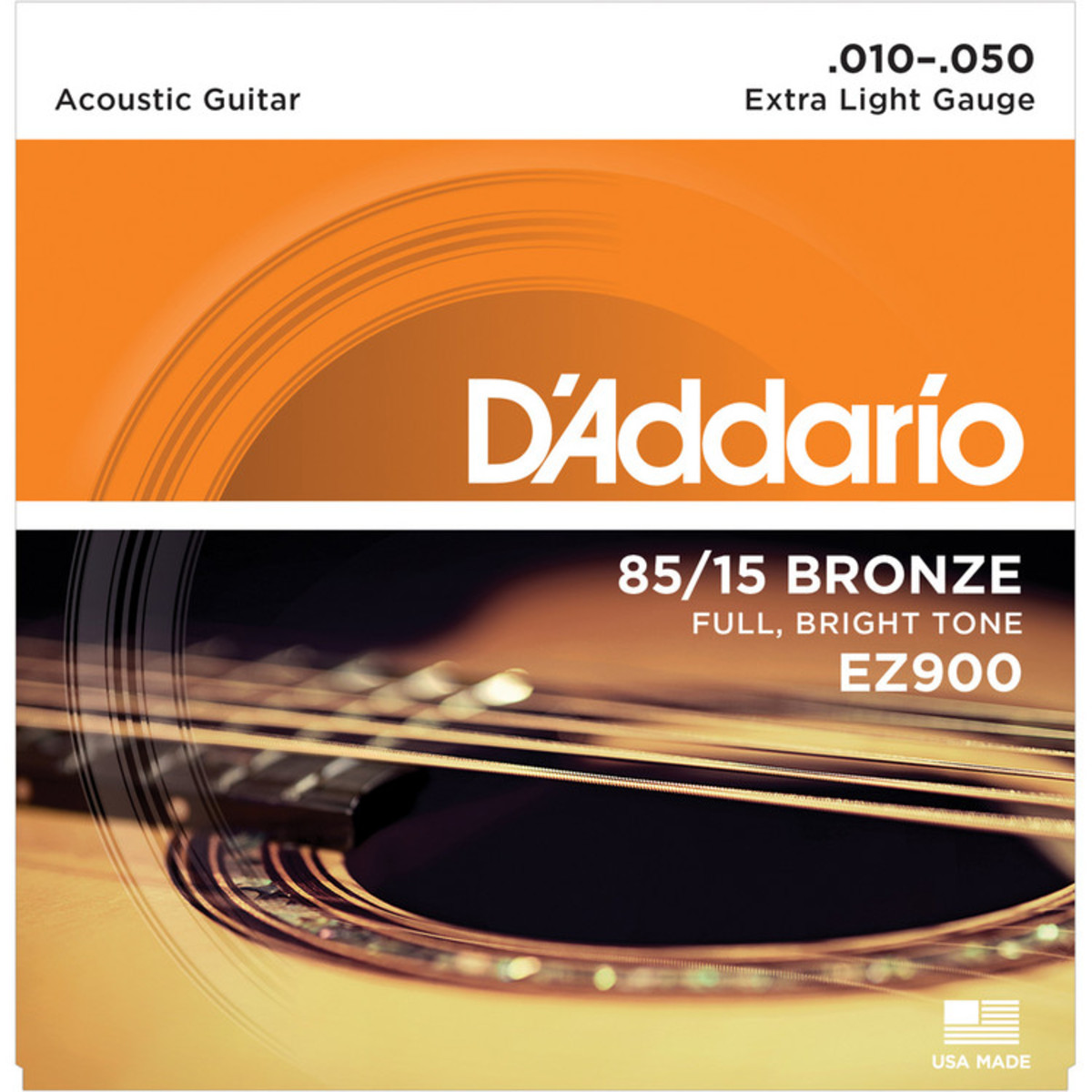 สายกีตาร์โปร่ง D'Addario EZ900 10-50
