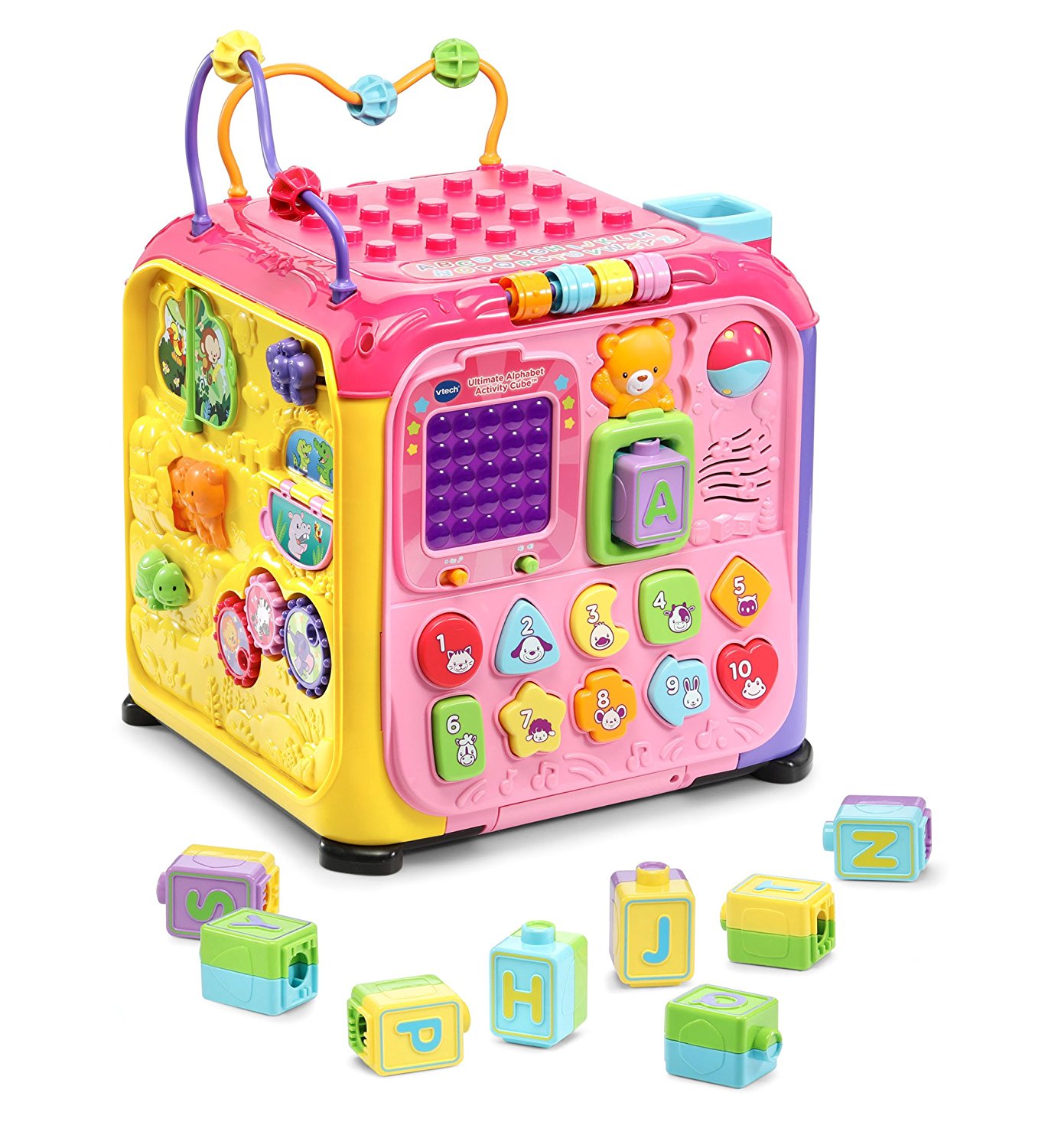 VTech Ultimate Alphabet Activity Cube Pink กล่องกิจกรรม 5 ด้าน สีชมพู