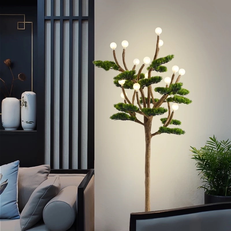 CT058A023 SOTMIA แชนเดอเรีย ดอกพลัม ต้นสน แชนเดอเรียโคมไฟ โคมไฟแขวน โคมไฟญี่ปุ่น โคมไฟ โคมไฟต้นไม้ โคมไฟตั้งพื้น