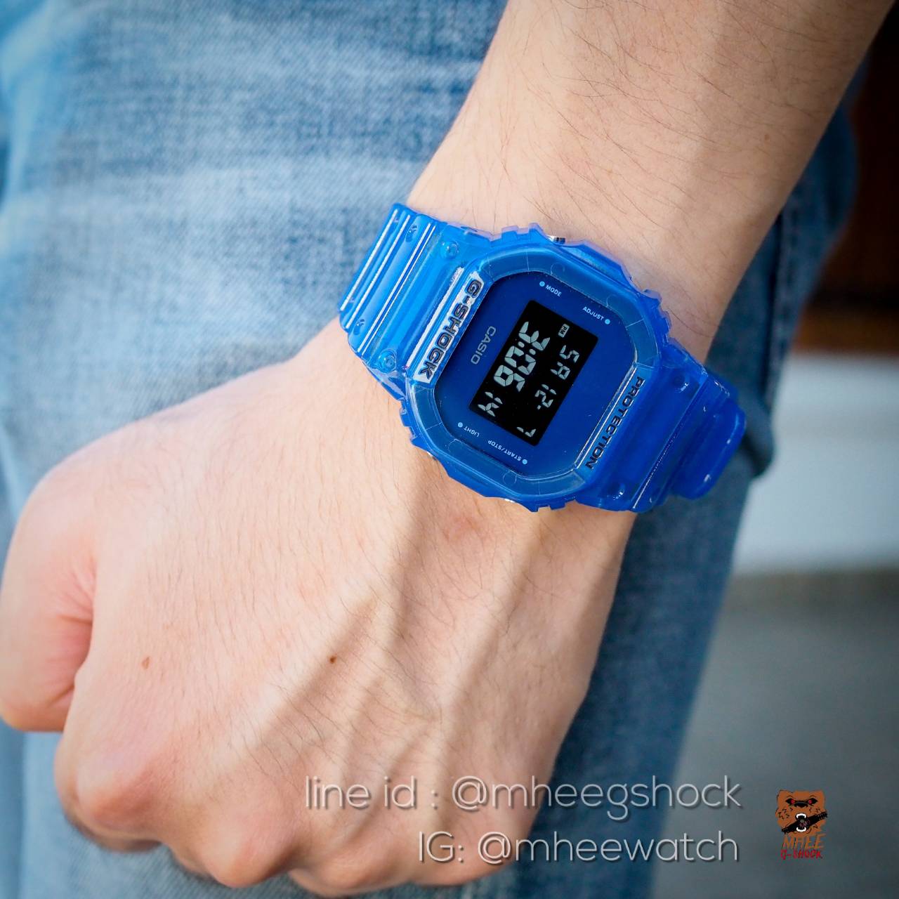 G-Shock Blue Jelly DW-5600SB-2 ของแท้ ประกันศูนย์