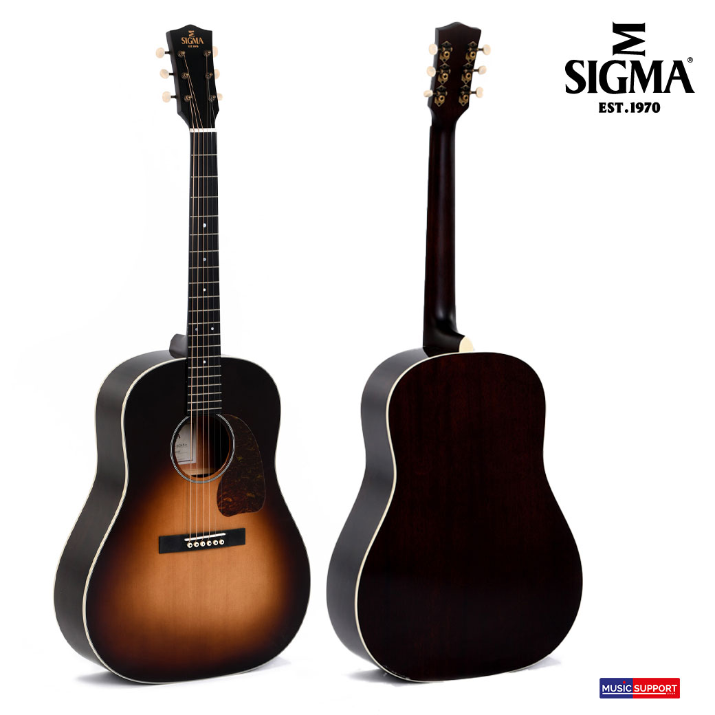 กีต้าร์โปร่งไฟฟ้า Sigma JM-SG45 sunburst