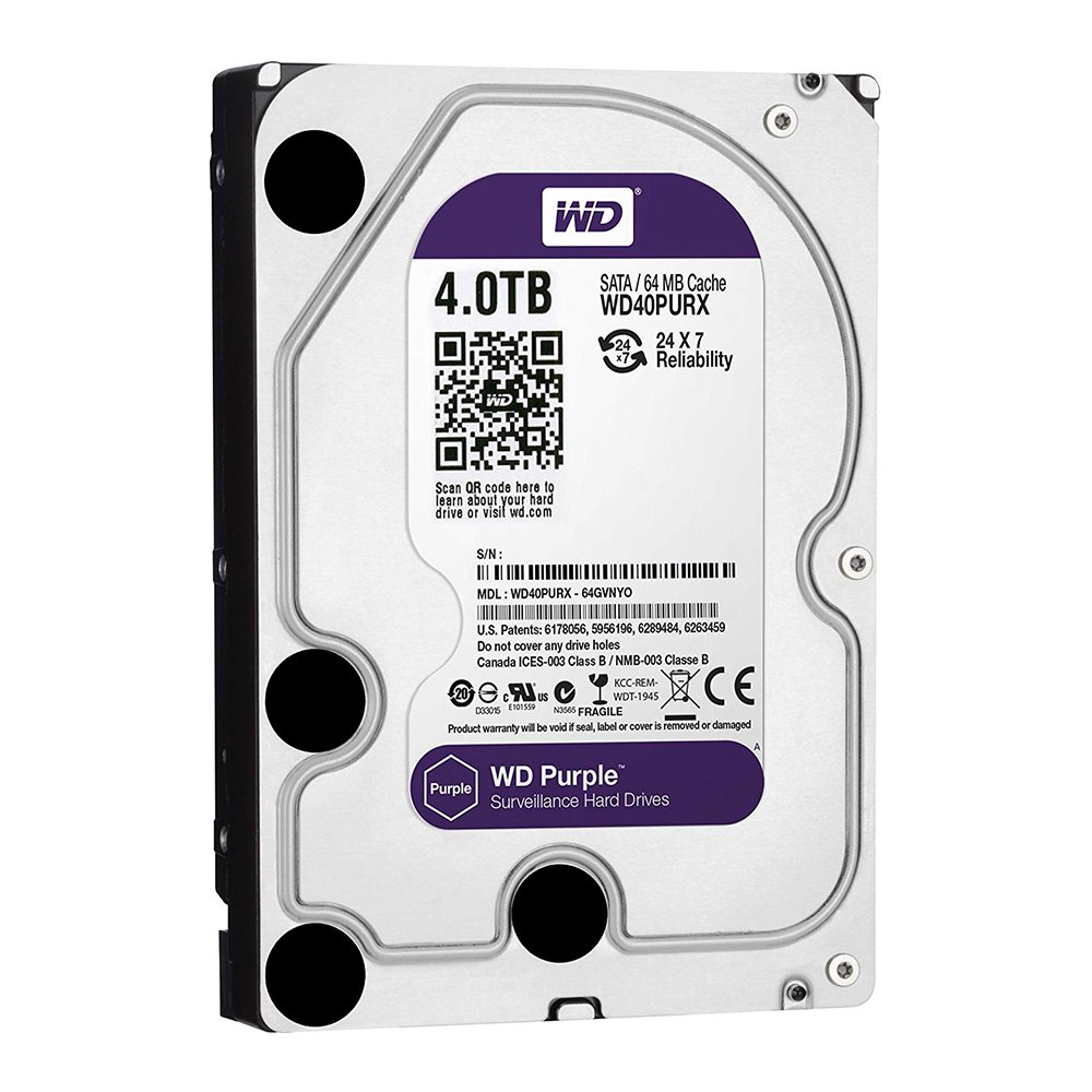 WD PURPLE HDD 4TB Surveillance