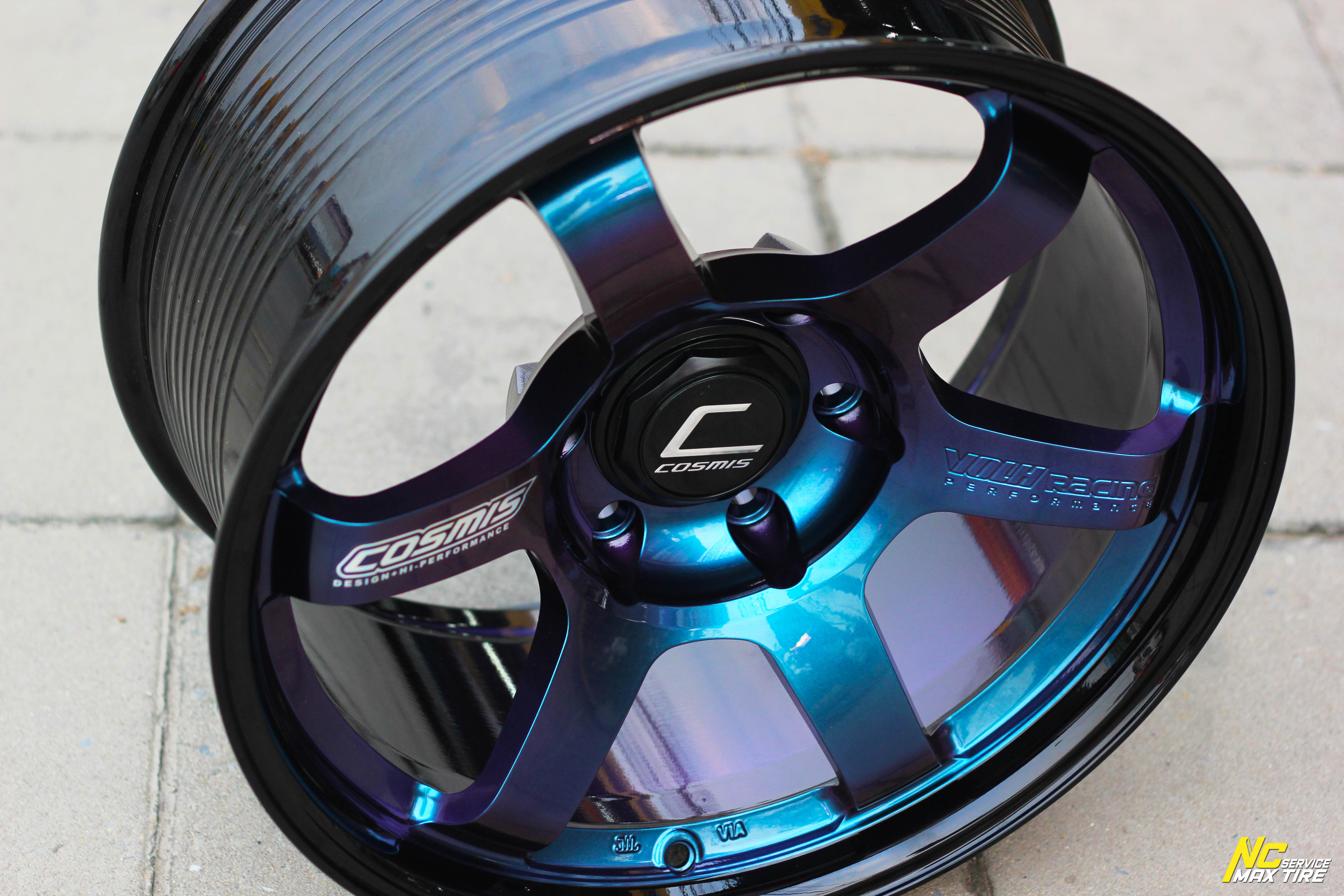 ล้อแม็กสวยๆ / ล้อแม็กขอบ18 / Cosmis / RG-06SR / ล้อแม็กสีพิเศษ / 18x9.0 6H139.7 ET0 / Custom Color / Power Blue / ล้อแม็กสำหรับรถกระบะตัวสูง / SUV / PPV