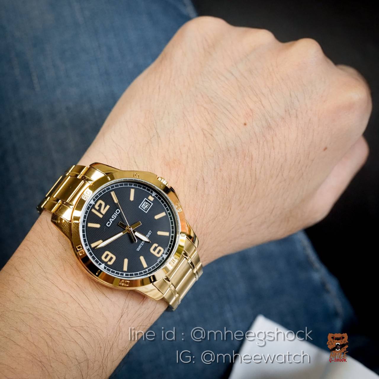 นาฬิกา Casio Gold Stainless ของแท้ รับประกันศูนย์เซ็นทรัล CMG