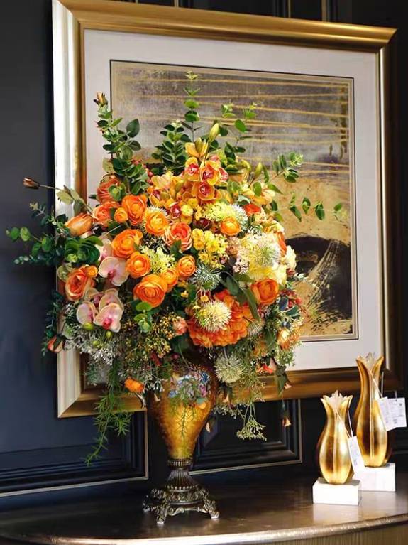 CT211E050 DECHOME Flower ornaments แจกันดอกไม้ ตกแต่งบ้าน ของขวัญขึ้นบ้านใหม่ ของขวัญ