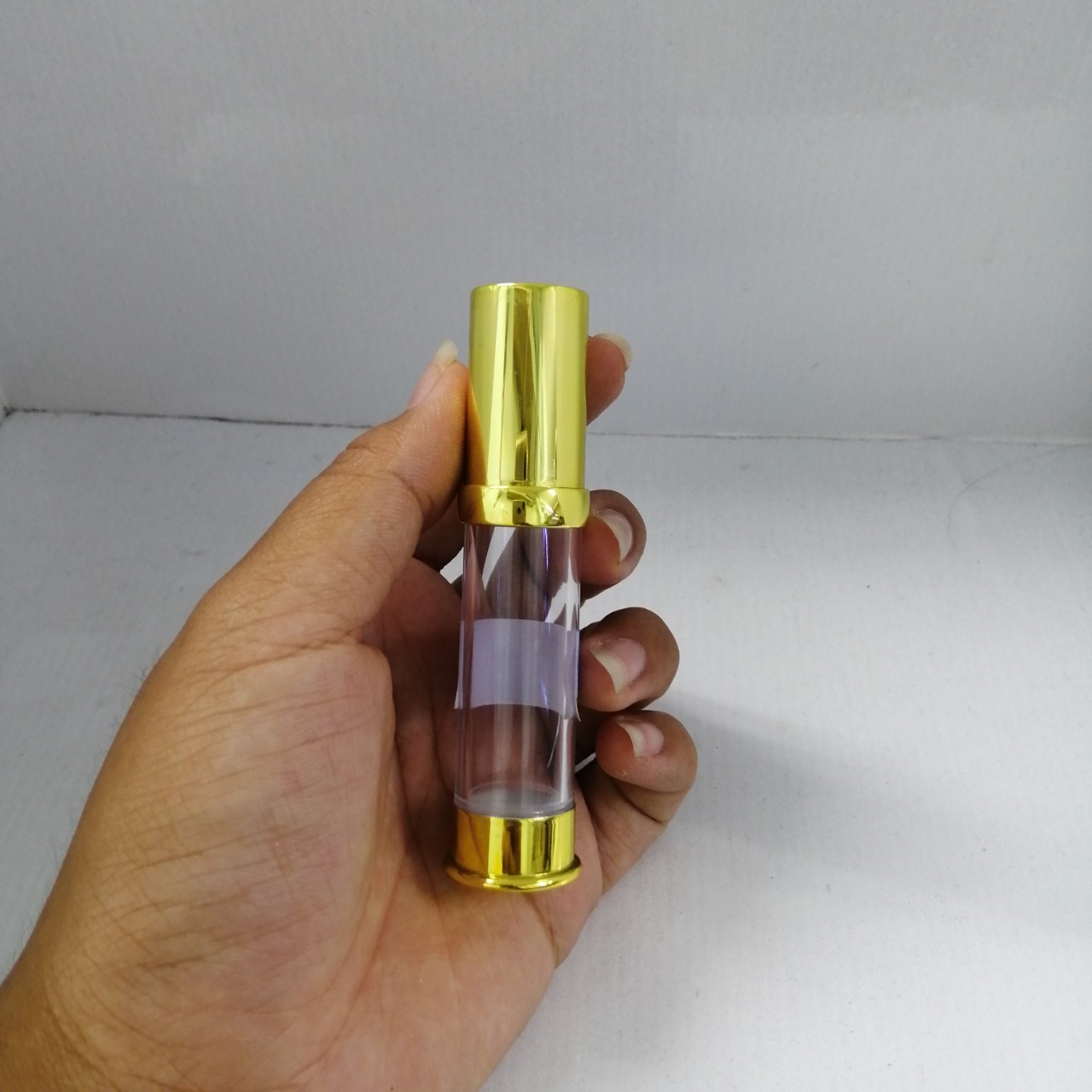 ขวดปั้มเจล ขนาด10ml รุ่นdb32 สีทอง ขวดปั้มสูญญากาศ ขวดปั้มเจล ราคาส่ง