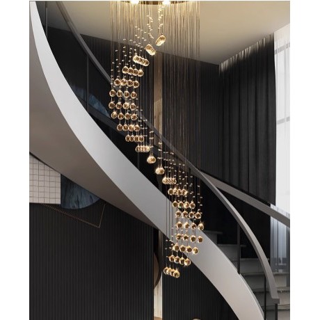 CT195A170 SOTMIA โคมระย้า โคมไฟระย้าโถงบรรได Chandelier แชนเดอเรียยาว