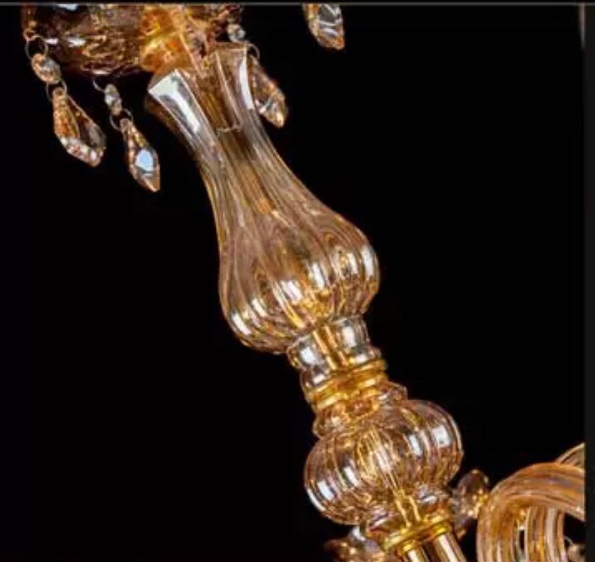 CT001A016 SOTMIA GOLD CHANDELIER โคมไฟ โคมไฟระย้าคริสตัล โคมระย้าวินเทจ โคมไฟเพดาน โคมระย้าห้องอาหาร โคมระย้าเชิงเทียน