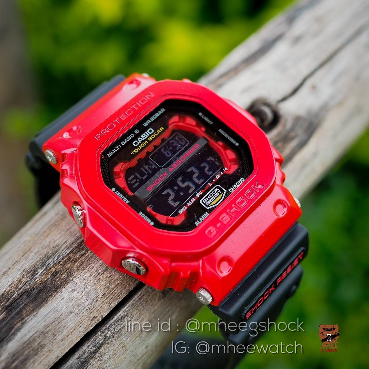 G-Shock Custom GXW-56 ยักษ์ดำแดง Red Metal