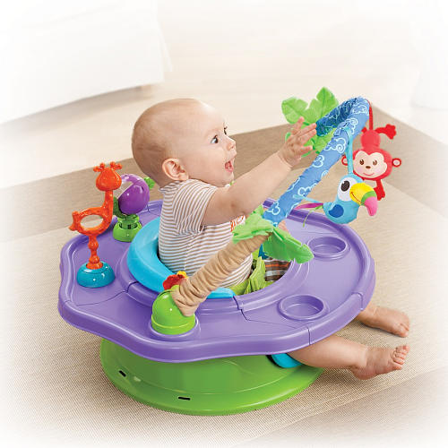 Summer Infant Super Seat Deluxe Island Giggles เก้าอี้ทานข้าวเด็ก,เก้าอี้หัดนั่ง พกพาได้ พร้อมของเล่น