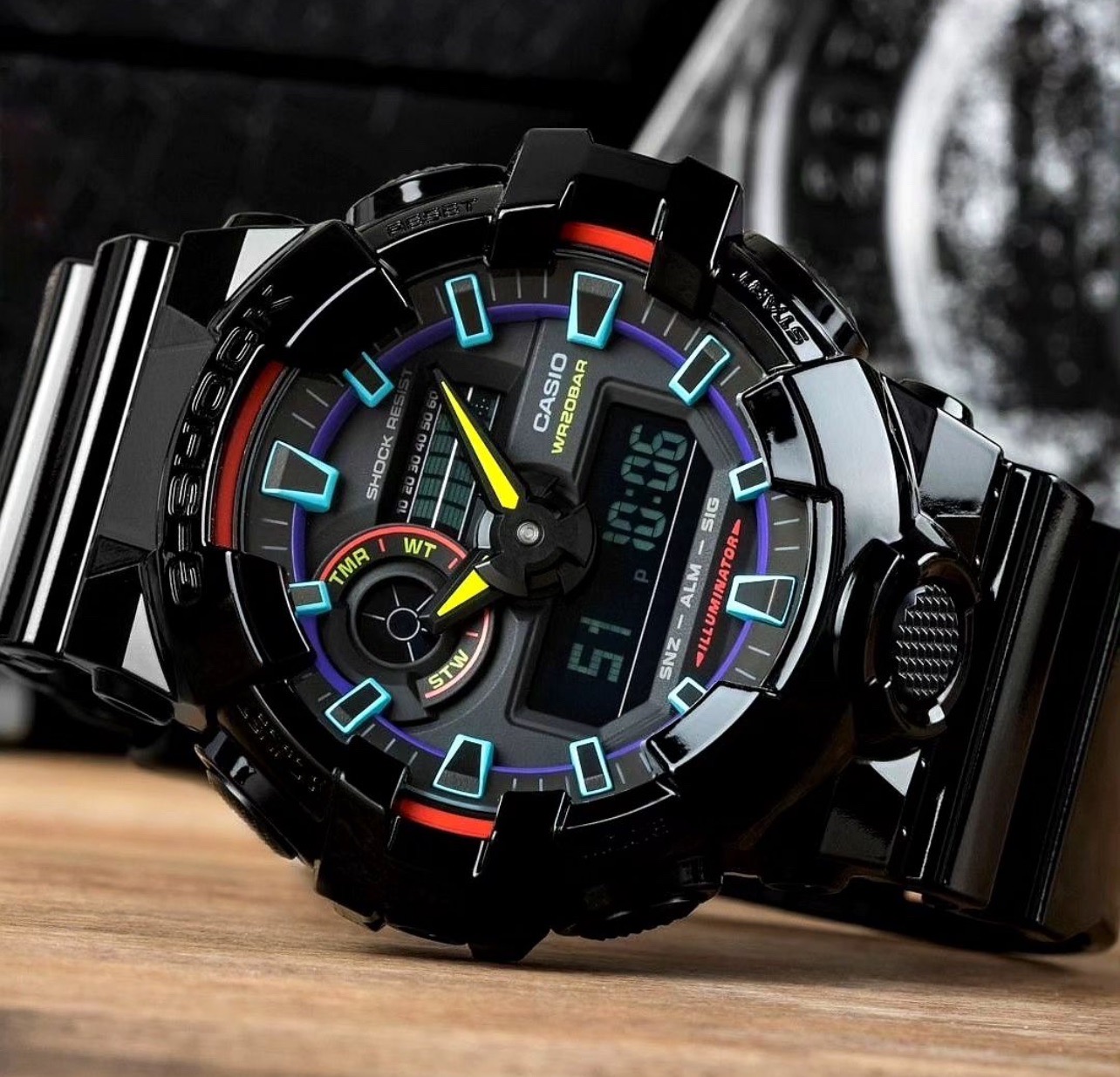 G-Shock Tron Neon รุ่นใหม่ล่าสุด ของแท้ ประกันศูนย์