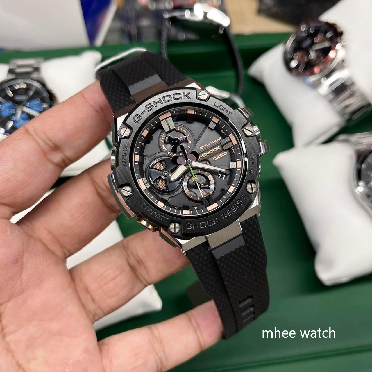 G-Steel Bluetooth B100 Series รุ่นใหม่ล่าสุด Black Rosegold ไม่เข้าไทย หายากมาก รุ่น GST-B100GA-1