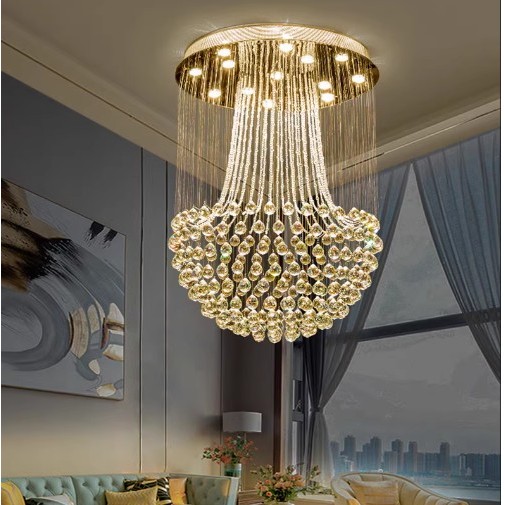 CT195A165 SOTMIA โคมระย้า โคมไฟพวงองุ่น ไฟติดโถงบรรได