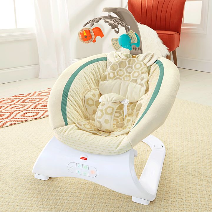 Fisher Price Deluxe Bouncer Soothing - Savanna เปลโยก มีระบบสั่น