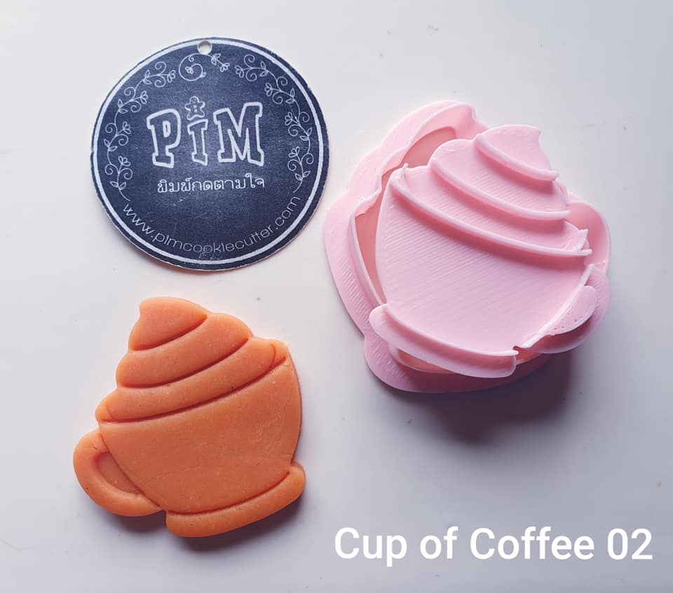 พิมพ์กดทรงถ้วยกาแฟ Cup of Coffee 02