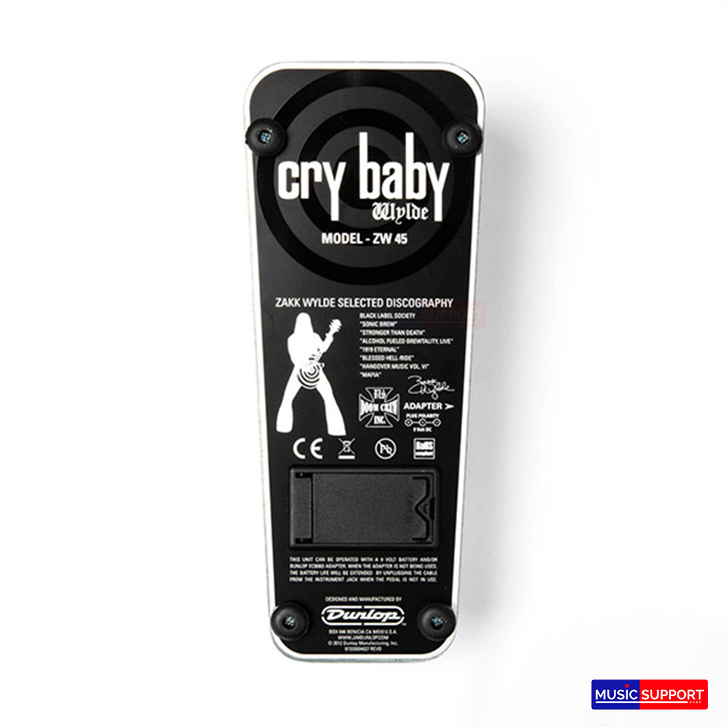 Jim Dunlop ZW45 Zakk Wylde Cry Baby Wah