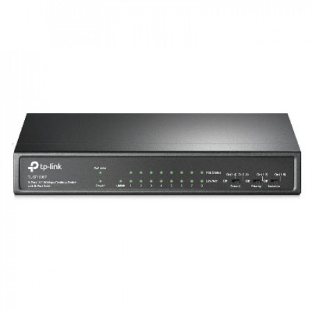 tp-link TL-SF1009P 9-Port 10/100Mbps Desktop Switch with 8-Port PoE+