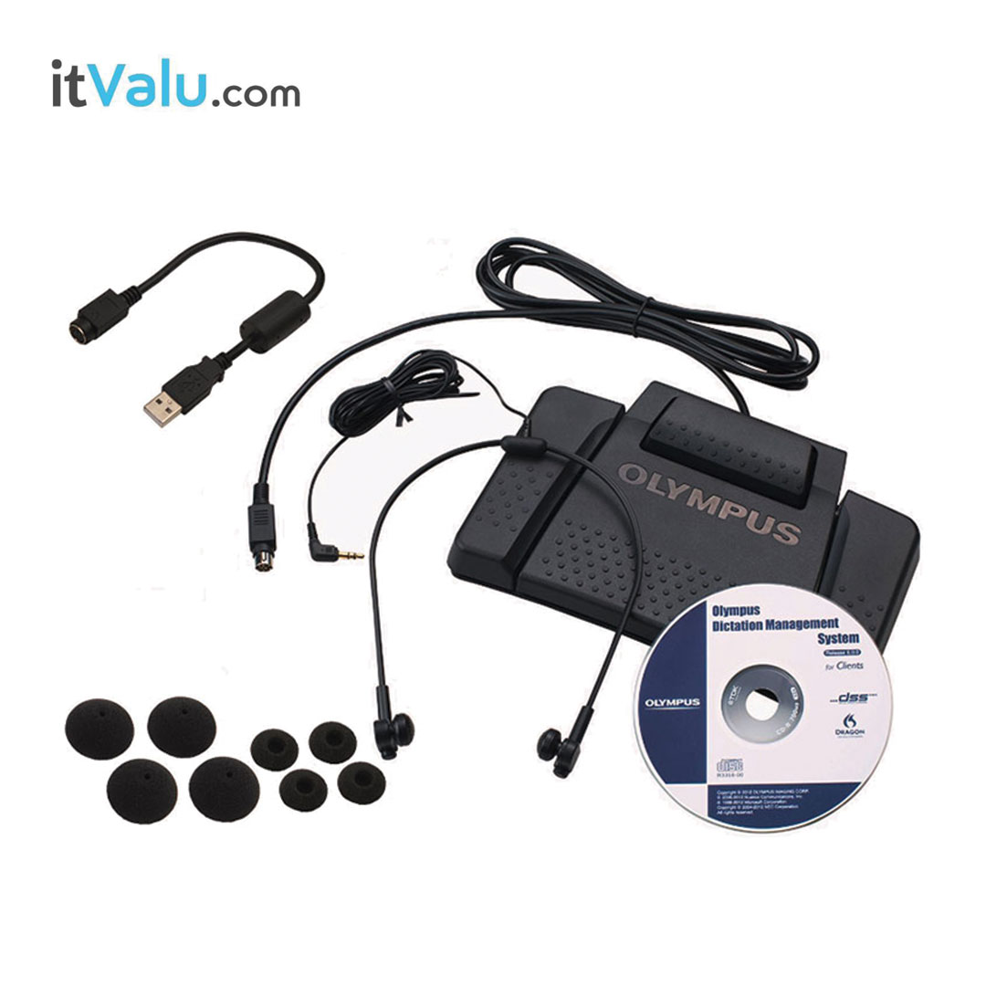 อุปกรณ์ สำหรับการถอดข้อความเสียง รุ่น AS-9000 Professional Dictation แป้นควบคุม 4 ปุ่ม