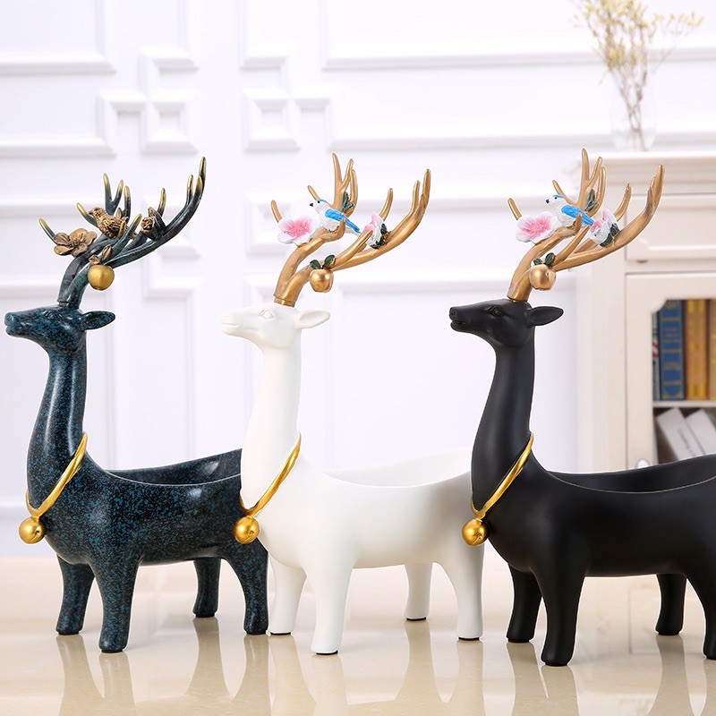C1030D005 HOMMY ที่เก็บของ ที่เก็บโทรศัพท์ กวางตกแต่งบ้าน DEER HOME DECORATION STORAGE ของตั้งโต๊ะ ของขวัญ present