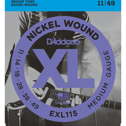 สายกีตาร์ไฟฟ้า D'Addario EXL115 Blues/Jazz Rock
