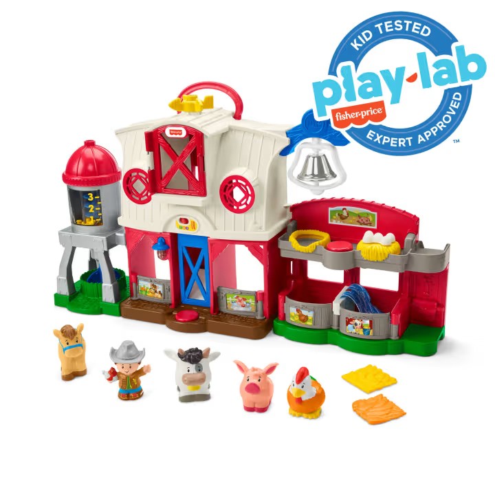 ของเล่นดูแลสัตว์ในฟาร์ม Fisher-Price Little People Farm Toy