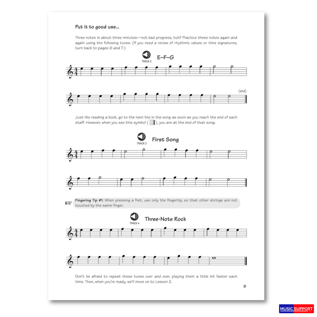 หนังสือเรียนกีตาร์ FastTrack Guitar Method – Book 1