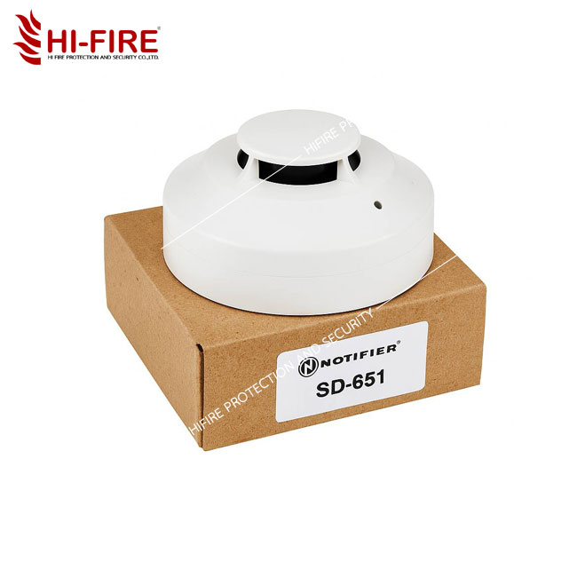 Photoelectric Smoke Detector with Base รุ่น SD-651 ยีห้อ Notifier มาตรฐาน UL