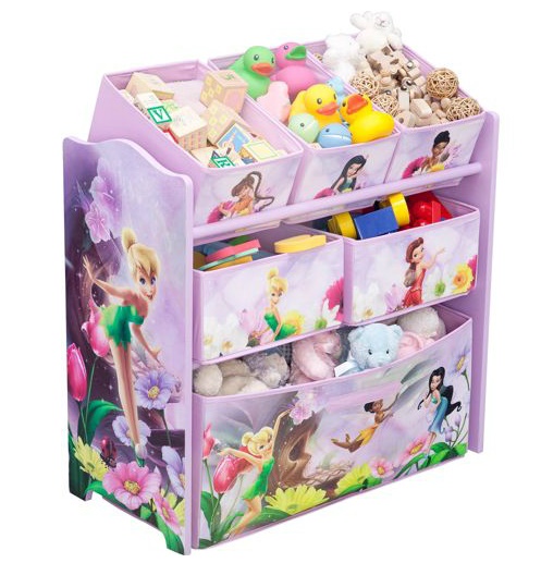 Disney - Tinker Bell Fairies Multi-Bin Toy Organizer