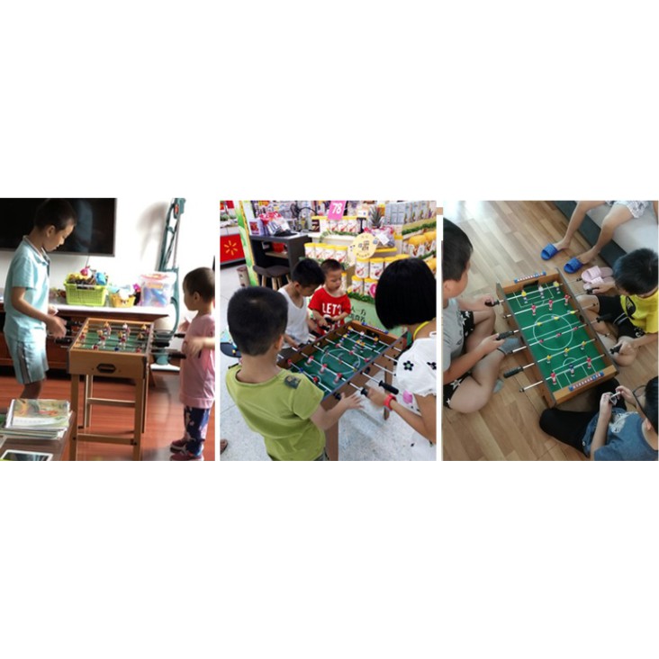 CT036H001 OMOCHA ของเล่นตกแต่งห้อง เกมฟุตบอลโต๊ะ เกมโต๊ะบอล ของเล่นโต๊ะบอล โต๊ะบอลมือหมุน table football game footbal