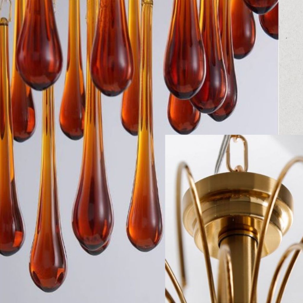 CT238A308 SOTMIA โคมไฟระย้า โคมระย้าแก้ว Chandelier Lighting