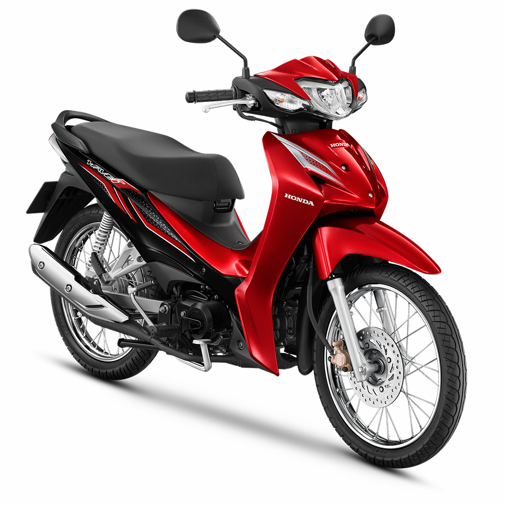 ฮอนด้า เวฟ110ไอ Honda Wave110iล้อซี่ลวด สตาร์ทมือ ดิสก์เบรกหน้า Honda Wave110i มี 3 สี แดง-ดำ (R-B), น้ำเงิน-ดำ (BUB),ดำ-แดง (B-R)