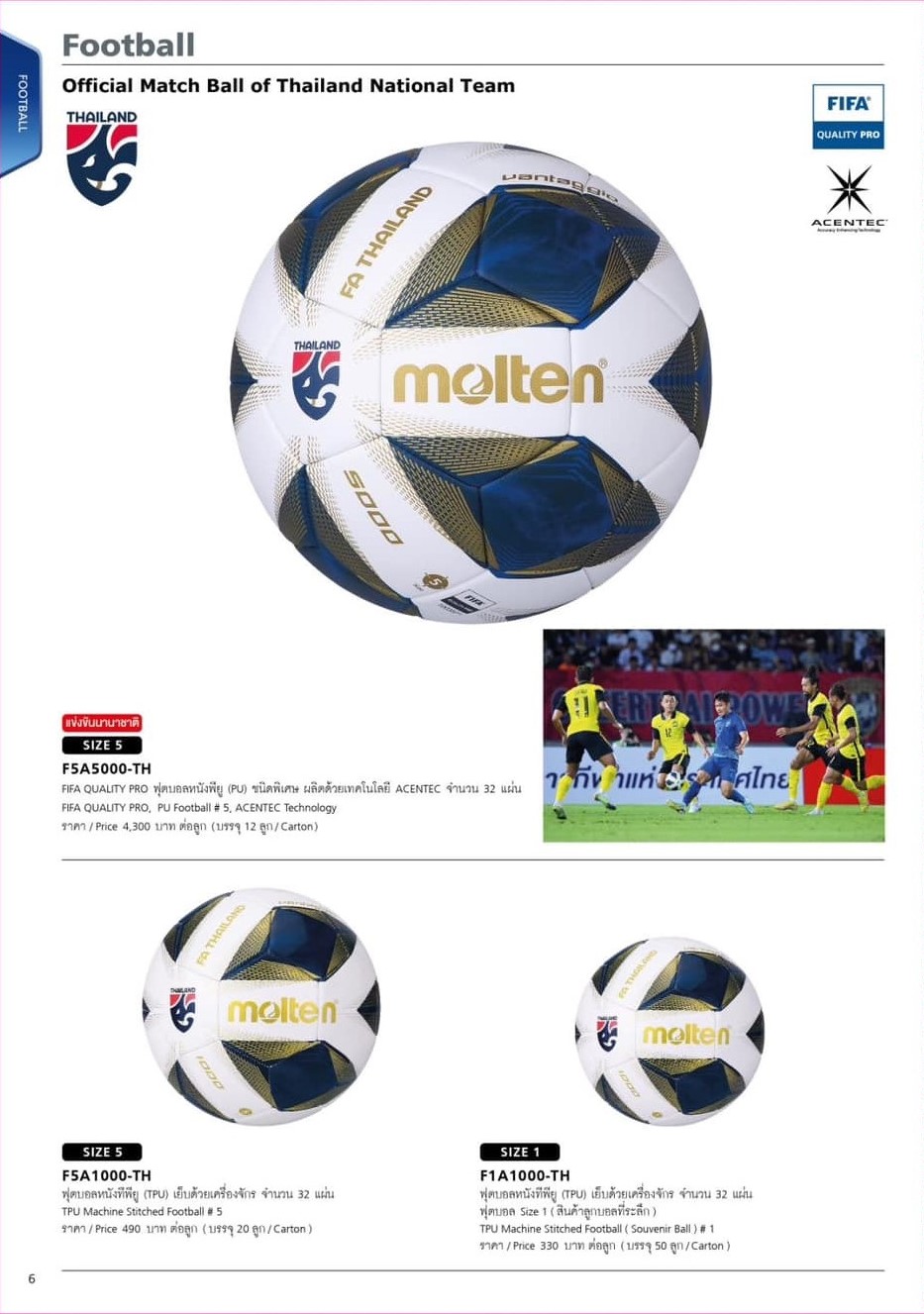 FOOTBALL molten catalog 2024 Keelarianthong Inspired by