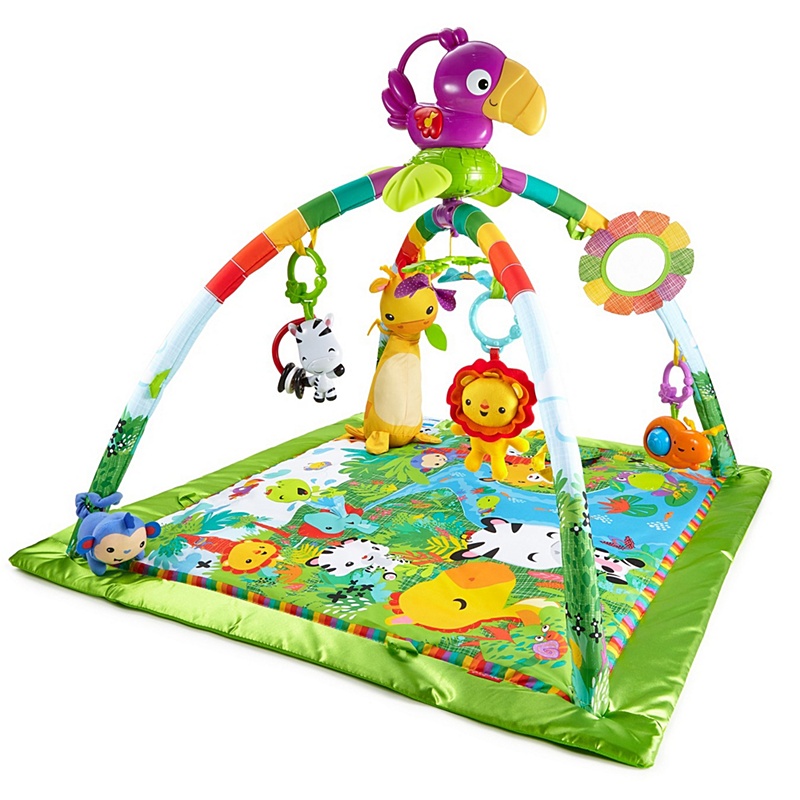 Fisher Price Rainforest Friends Music & Lights Deluxe Gym เพลยิมของเล่นเด็กแรกเกิดรุ่นสุดฮิต ของแท้จากอเมริกา