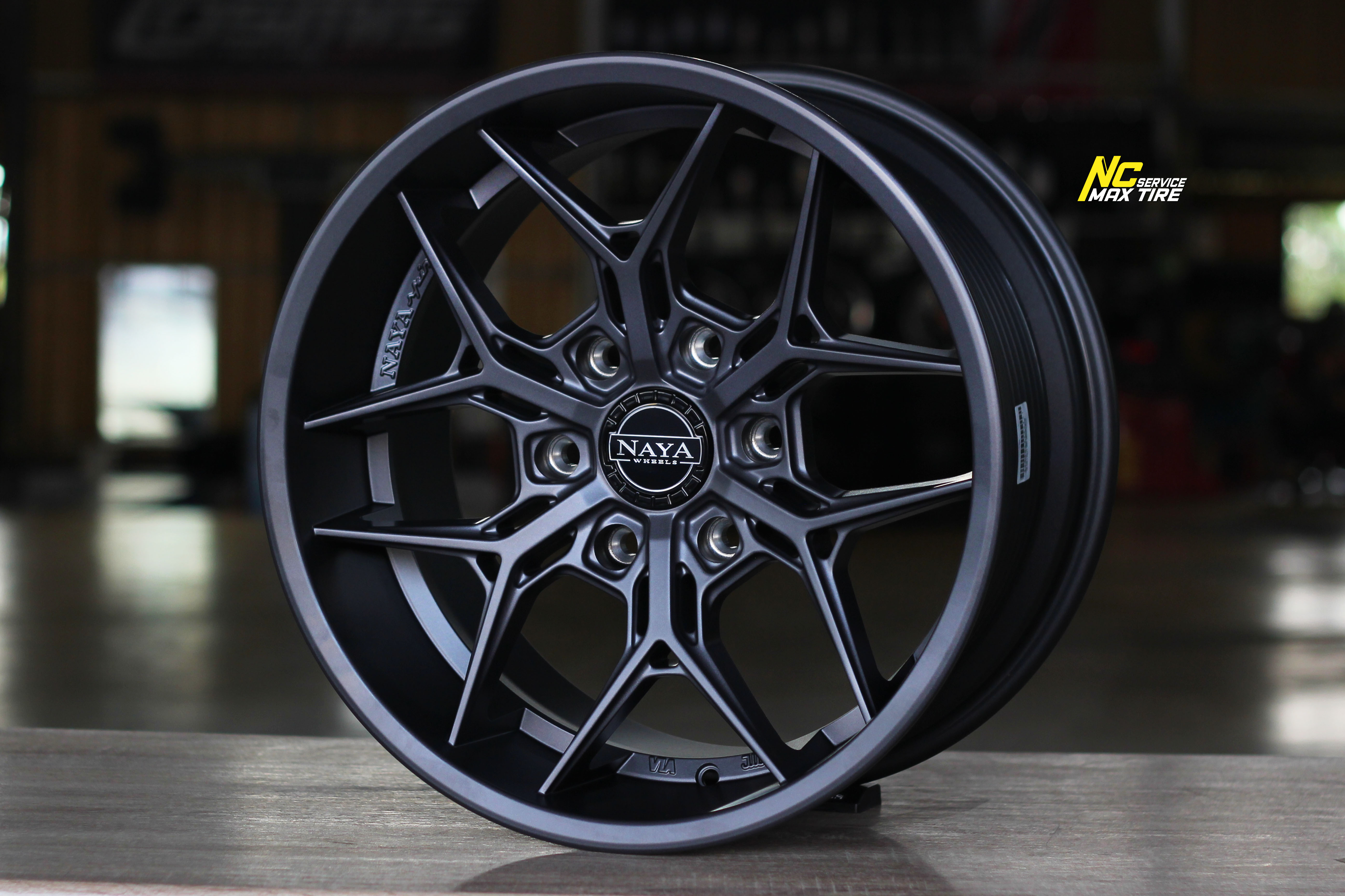 ล้อแม็กขอบ18 / NAYA / Alpha / T6 / 18×9.5 6H139.7 ET28 / ล้อแม็กสีกัลเทาเข้มทั้งวง / ล้อแม็กสำหรับรถกระบะ / SUV / PPV / ล้อแม็กสวยๆ / NC