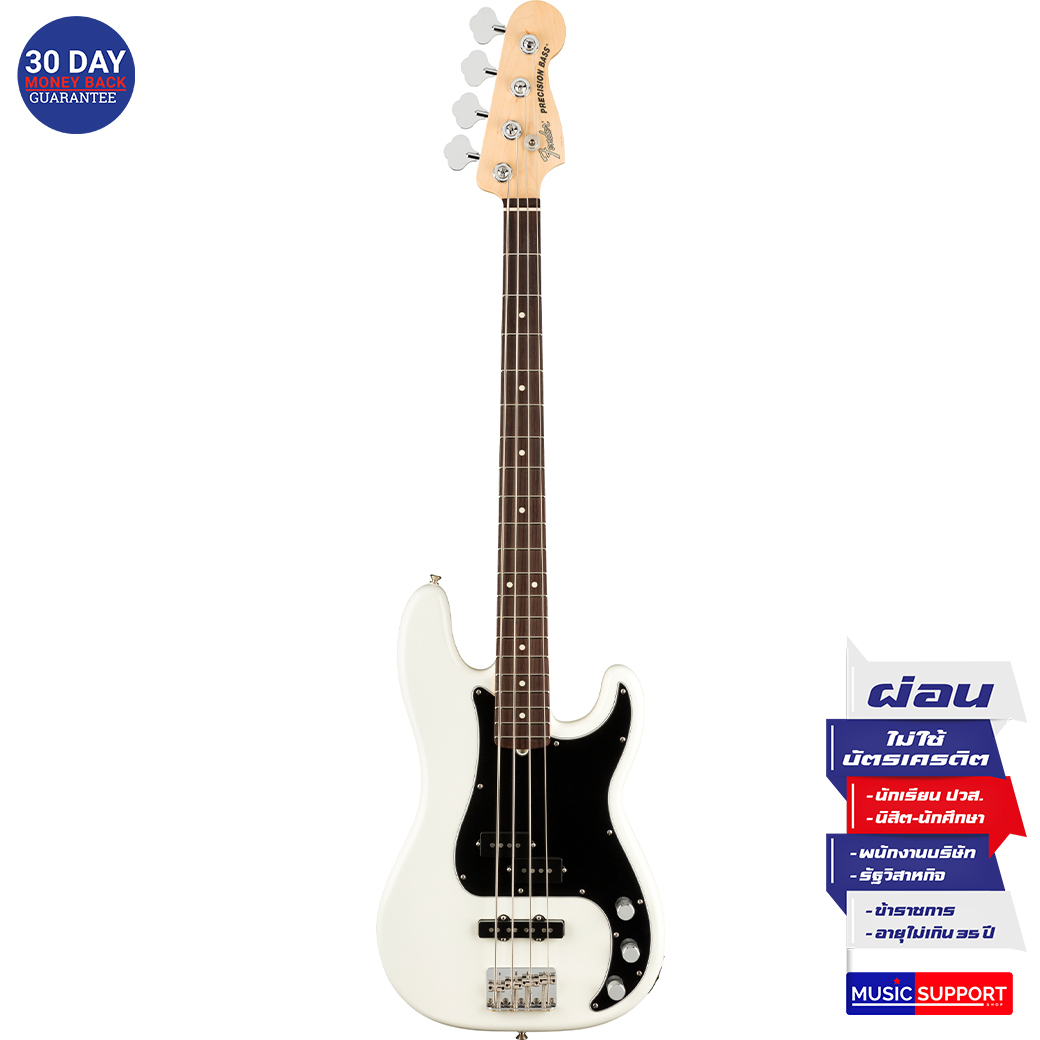 เบสไฟฟ้า Fender American Performer Precision Bass® RW Arctic White