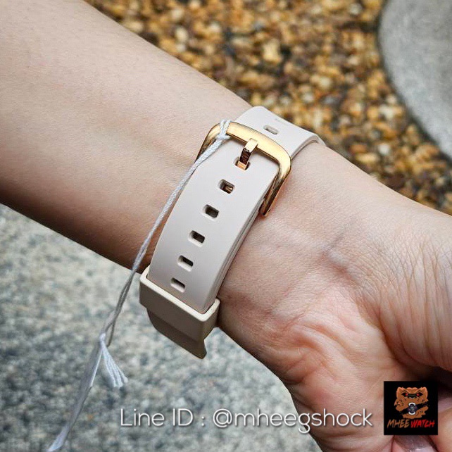 G-Shock Mini Pink Gold สีเบจ