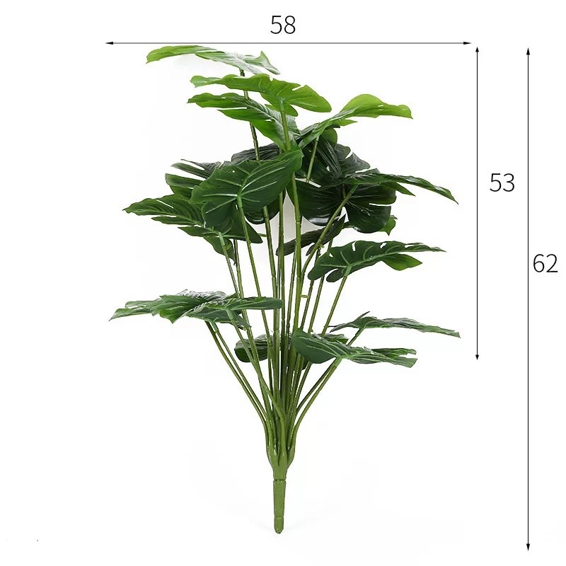 TS061J010 TROPACL ต้นไม้ปลอม ต้นไม้ประดับ ต้นไม้แต่งห้อง แถมกระถางดำ ARTIFICIAL PLANT ต้นซานาดู ต้นกวนอิม ต้นมอนสเตอร่า