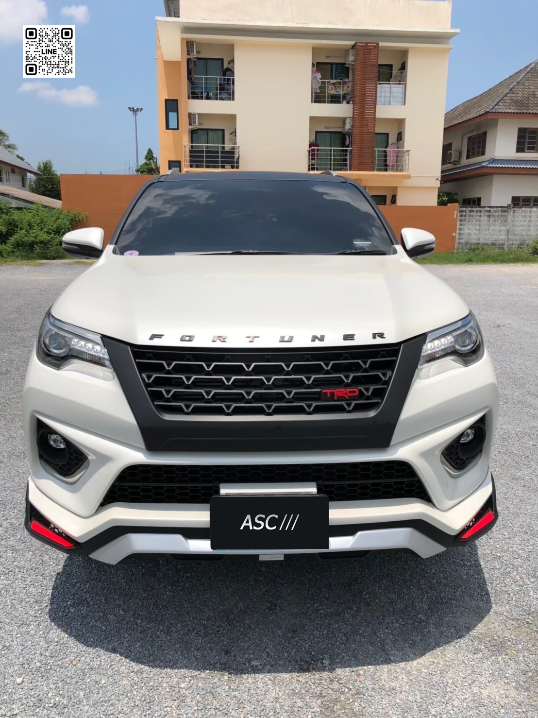 ชุดแต่ง Toyota Fortuner 2018 2019 VX, สเกิร์ตรอบคัน Toyota Fortuner ฟอร์จูนเนอร์ แต่งสวย by แต่งรถ TTS ASC