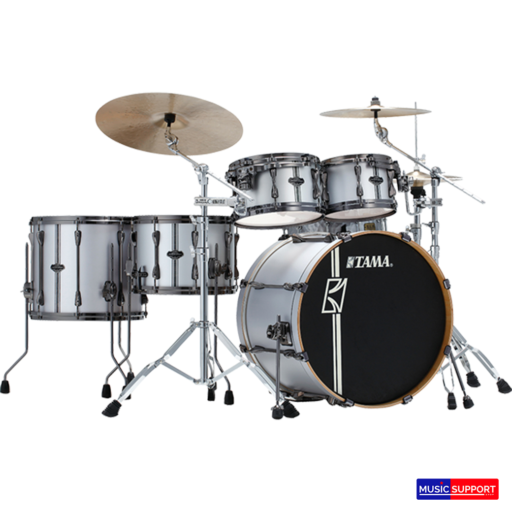 กลองชุด 5 ใบ TAMA Superstar Custom Hyperdrive Duo Kit พร้อมชุดขาตั้ง HB5W สี SSV