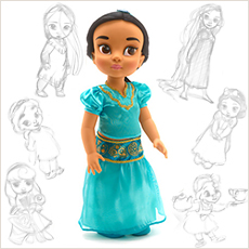 Disney Animators' Collection Jasmine Doll - 16'' รุ่น 2