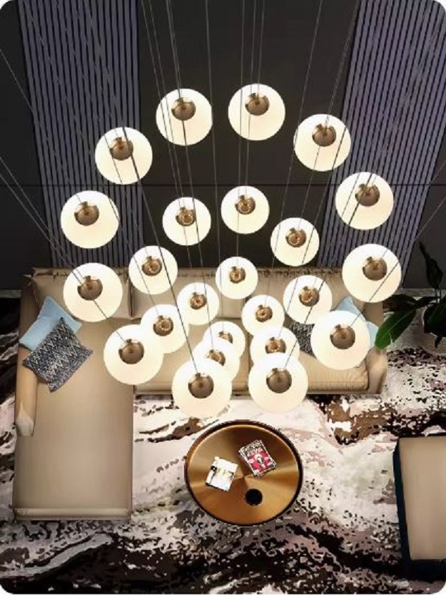 CT206A239 SOTMIA chandelier โคมไฟระย้าโมเดิร์น โคมไฟห้องนั่งเล่น Nordic