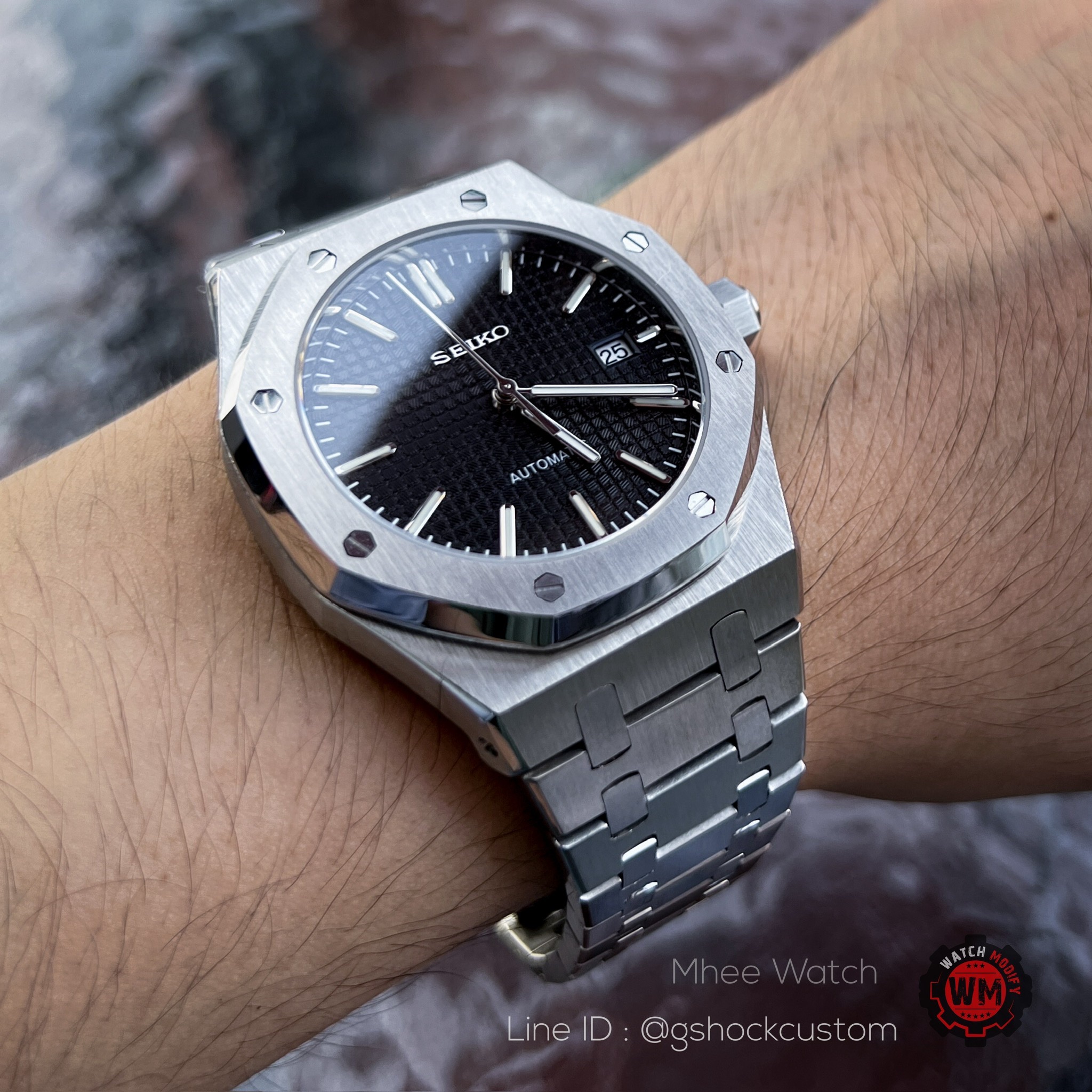 Seikomod NH35 automatic Movement AP Royal Oak Style Full
