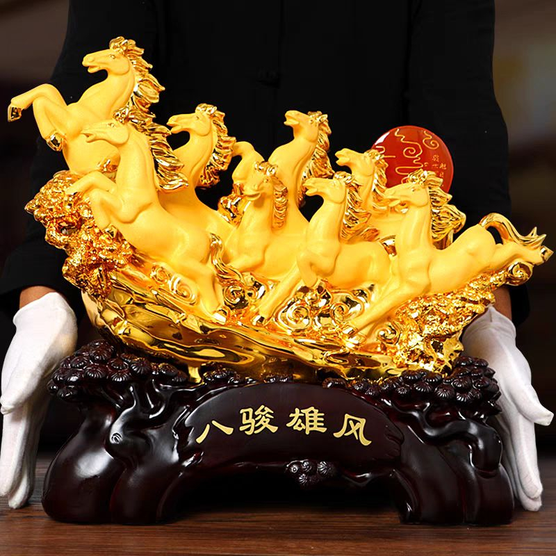 CT185B119 HAOYUN โมเดลม้า โมเดล ของมงคล ของขวัญ ม้ามงคล ม้าวิ่ง