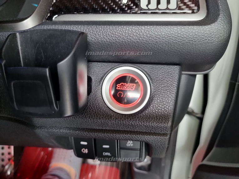 ชุดสวิตช์ไฟ Mugen แบบกดสวิตช์สตาร์ทเครื่องยนต์ Civic Type R แท้